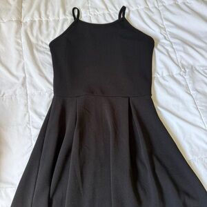 Mini Black Sleeveless Dress